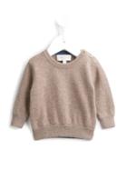 Cashmirino Round Neck Jumper, Infant Boy's, Size: 9 Mth, Brown