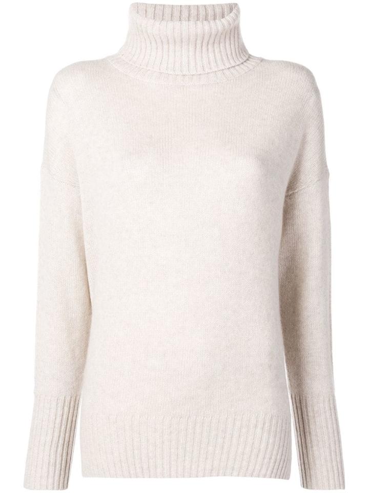 Allude Cashmere Jumper - Nude & Neutrals