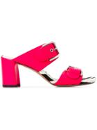 Premiata Block Heel Sandals - Pink