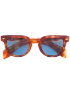 Jacques Marie Mage Jax Square Frame Sunglasses - Brown