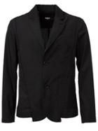 Yang Li Patch Pocket Blazer, Men's, Size: 44, Black, Cotton/virgin Wool