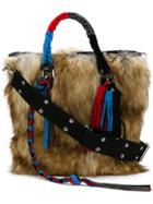 Sacai Fluffy Wide Tote Bag - Nude & Neutrals