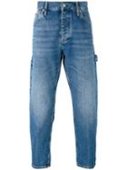Tommy Jeans - Stonewashed Cropped Jeans - Men - Cotton - 34, Blue, Cotton