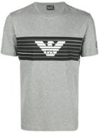 Ea7 Emporio Armani Printed Logo T-shirt - Grey
