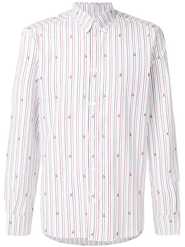 Maison Kitsuné Patterned Shirt - White