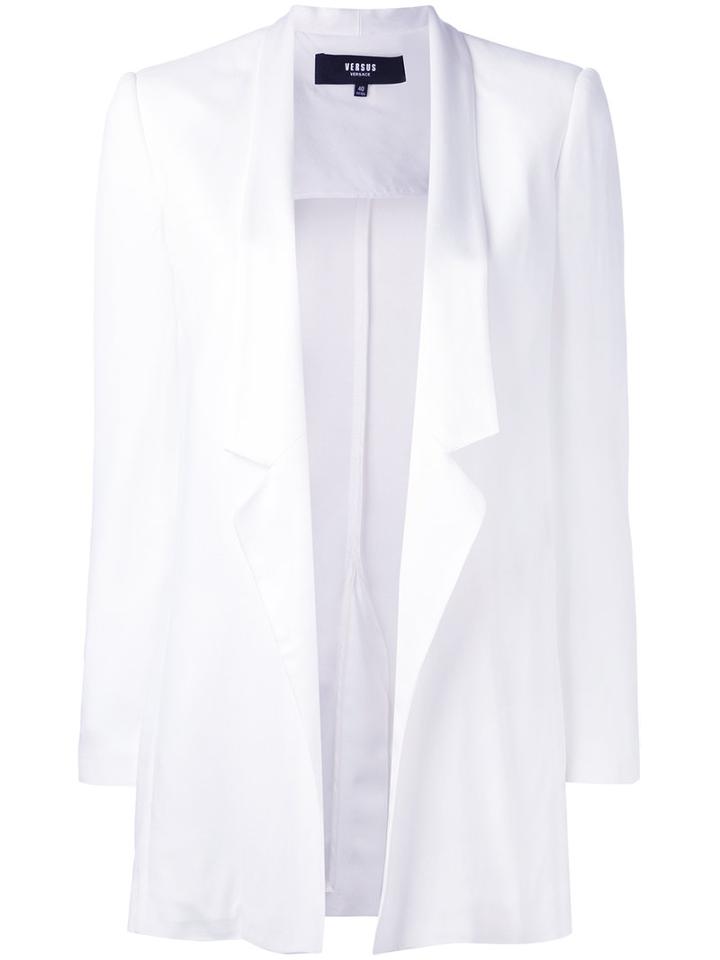 Versus - Blazer - Women - Spandex/elastane/acetate/viscose - 38, White, Spandex/elastane/acetate/viscose