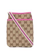 Gucci Pre-owned Shelly Line Gg Pattern Shoulder Bag - Brown