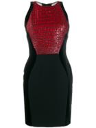 Antonio Berardi Vintage '2000s Paneled Dress - Black