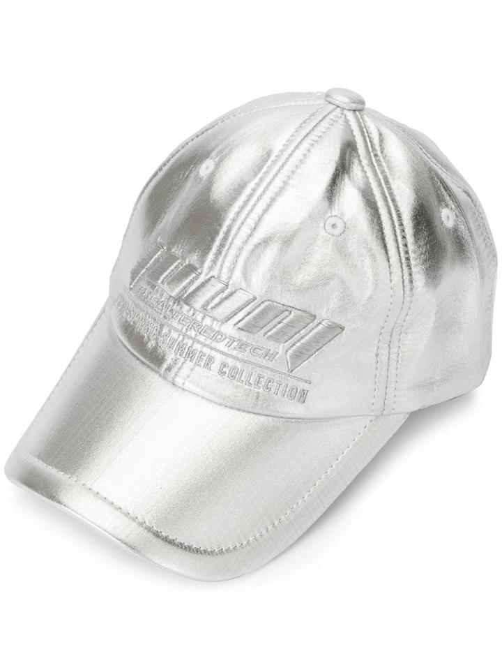 Juun.j Logo Embroidered Cap - Silver