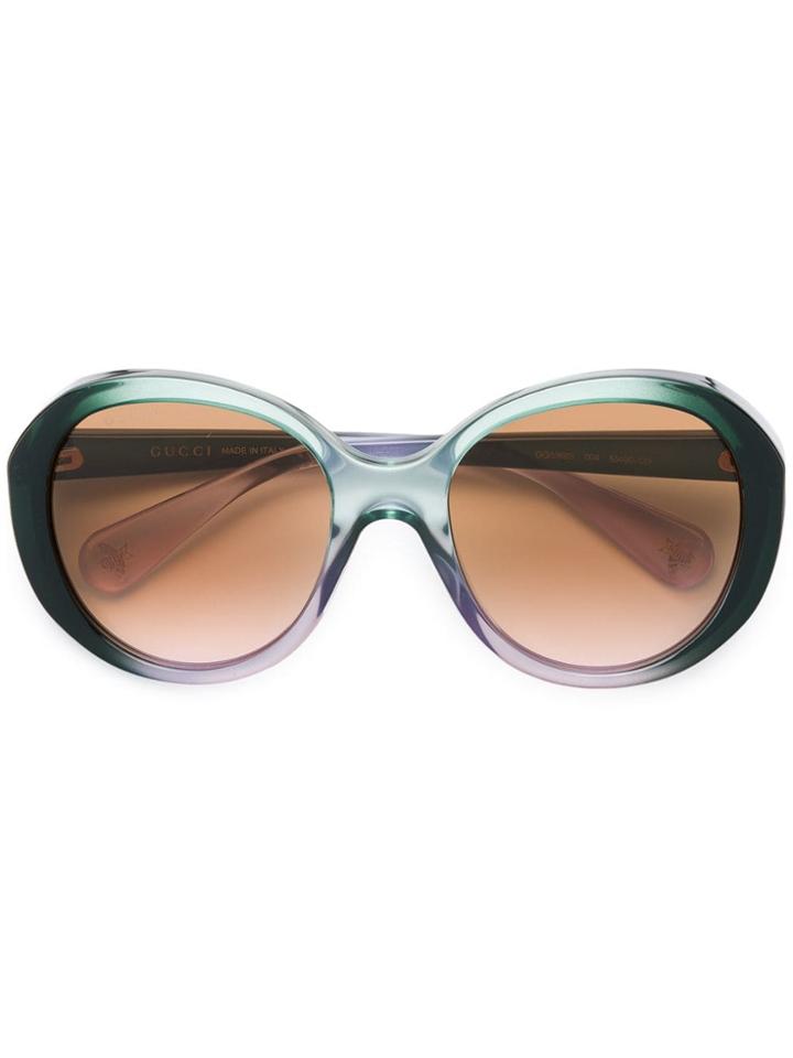 Gucci Eyewear Gradient Tinted Sunglasses - Green