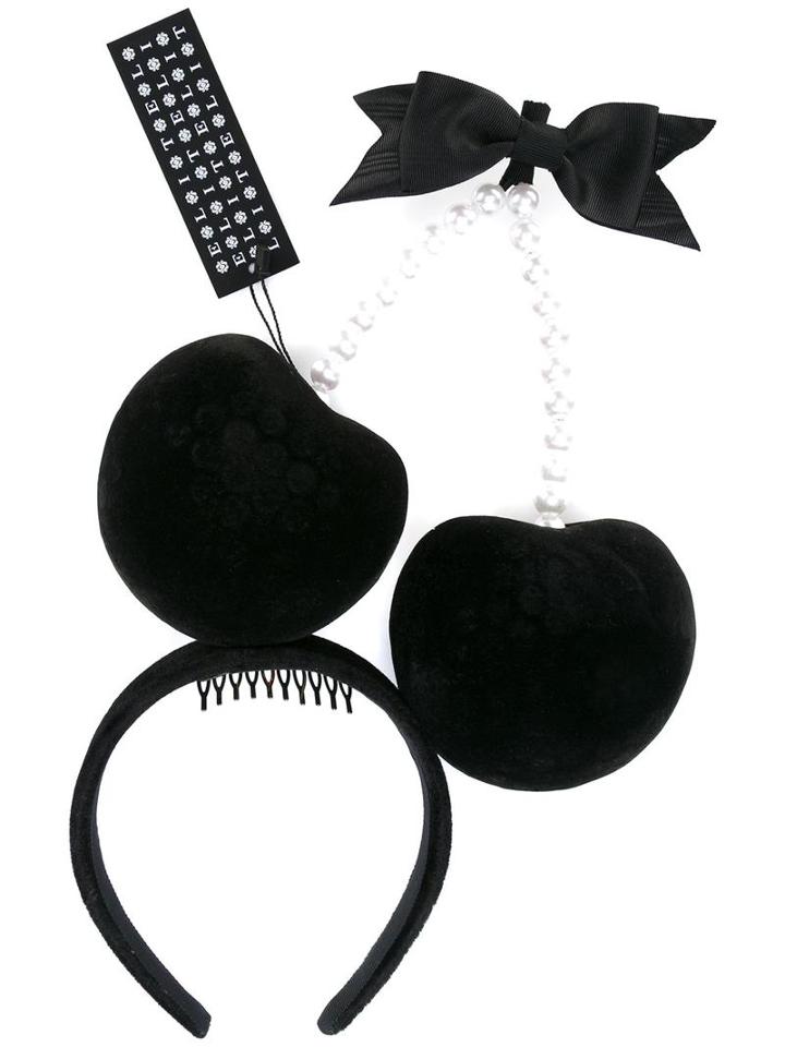 Piers Atkinson 'hessa Hyper-cherries' Headband, Women's, Black, Polyester/plastic