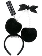 Piers Atkinson 'hessa Hyper-cherries' Headband, Women's, Black, Polyester/plastic