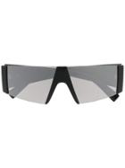 Versace Eyewear Medusa Ares Visor Sunglasses - Black