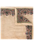 Faliero Sarti Embroidered Scarf, Women's, Nude/neutrals, Polyester/wool/viscose