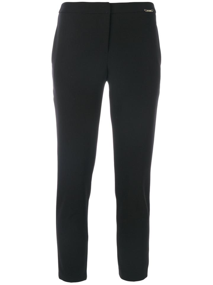 Twin-set Logo Plaque Trousers - Black