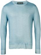 Lamberto Losani Slim-fit Cashmere Pullover - Blue