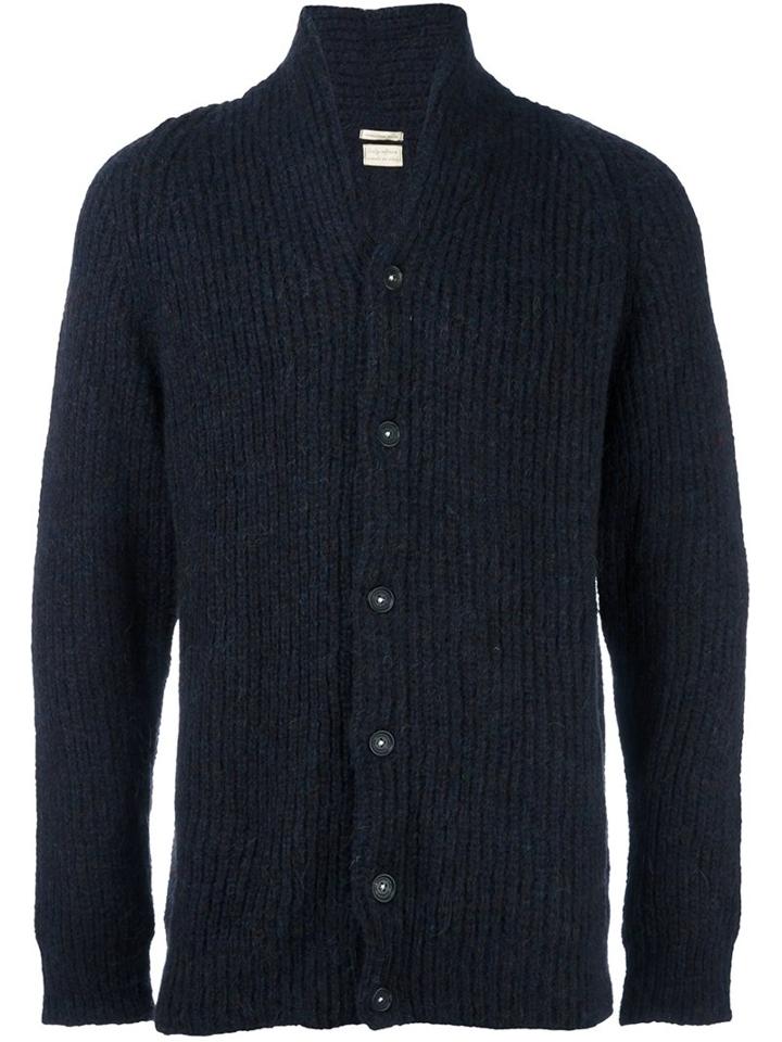 Massimo Alba V-neck Ribbed Cardigan