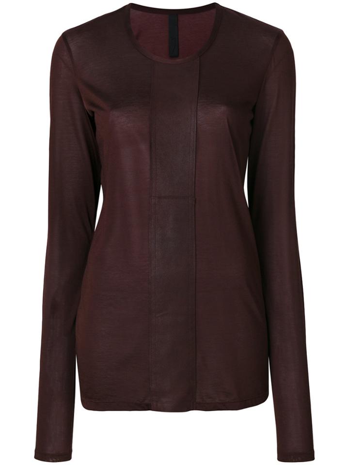 Ilaria Nistri Front Stripe Top - Red