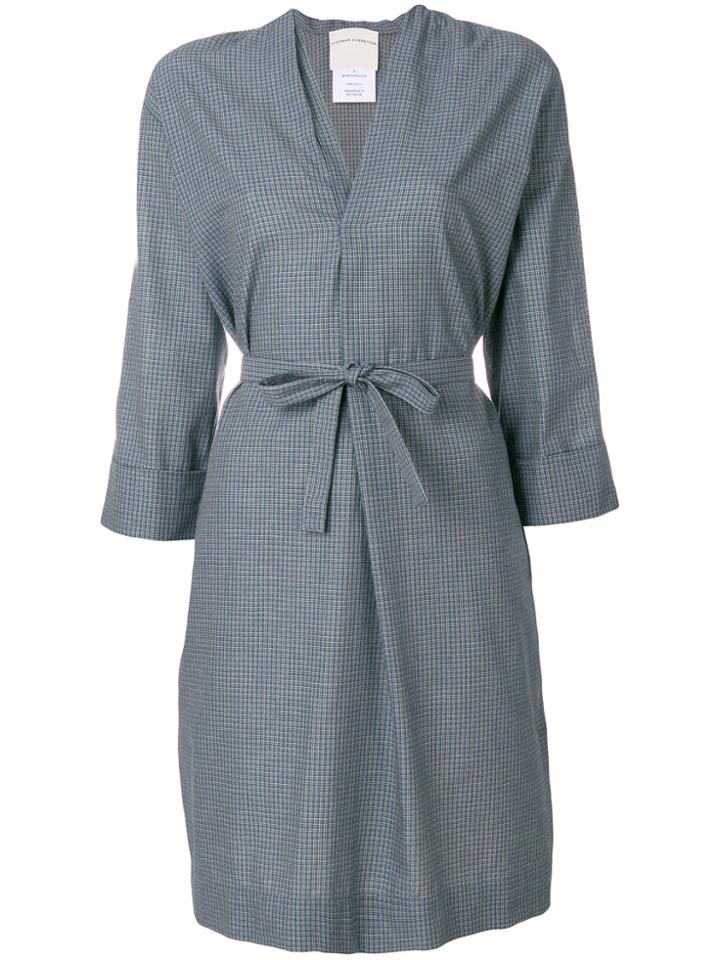 Stephan Schneider V-neck Flared Dress - Grey