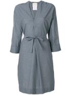 Stephan Schneider V-neck Flared Dress - Grey
