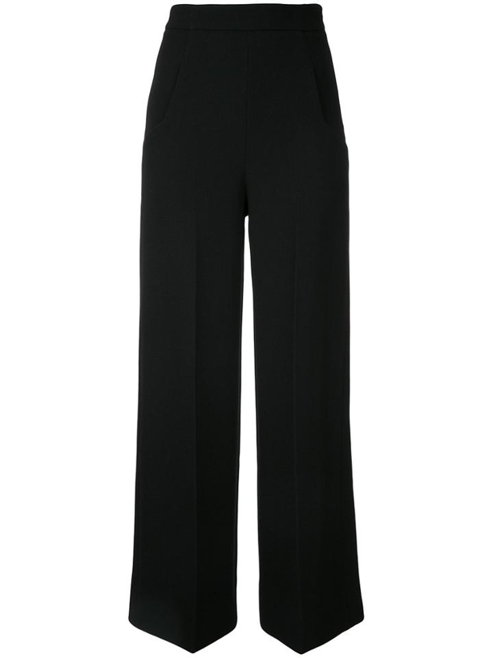Roland Mouret Classic Flared Trousers - Black