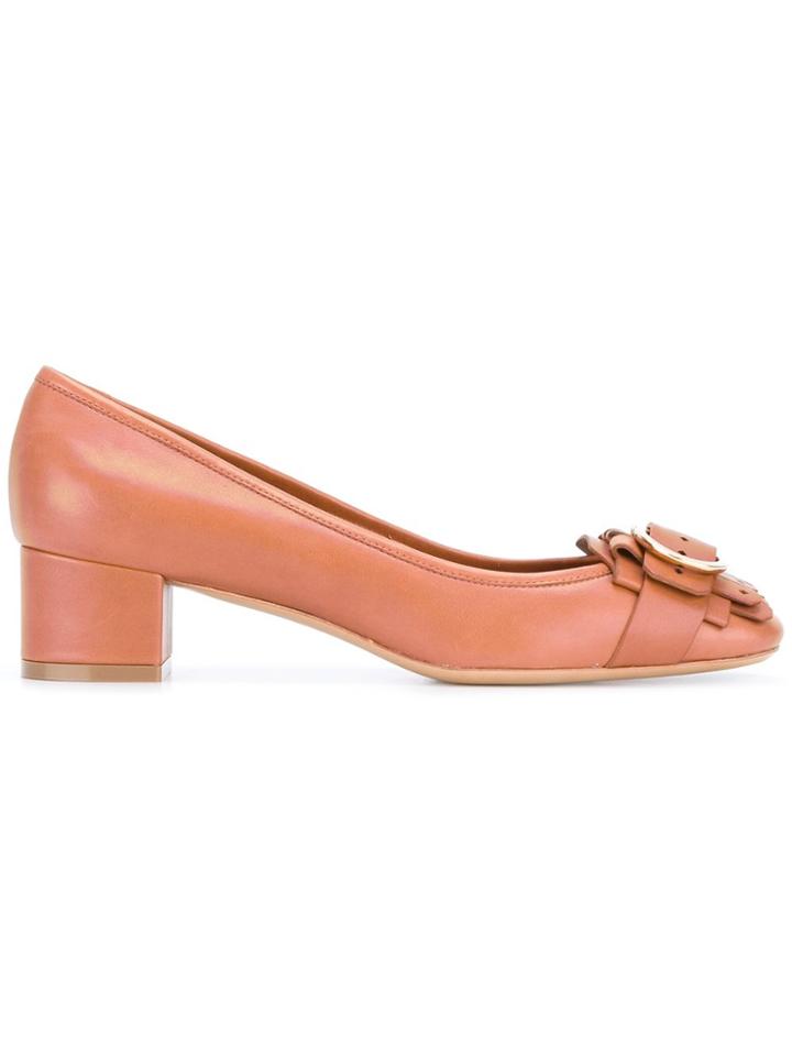 Salvatore Ferragamo 'elga' Pumps - Nude & Neutrals