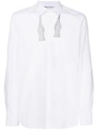 Neil Barrett Bow Tie Studded Shirt - White