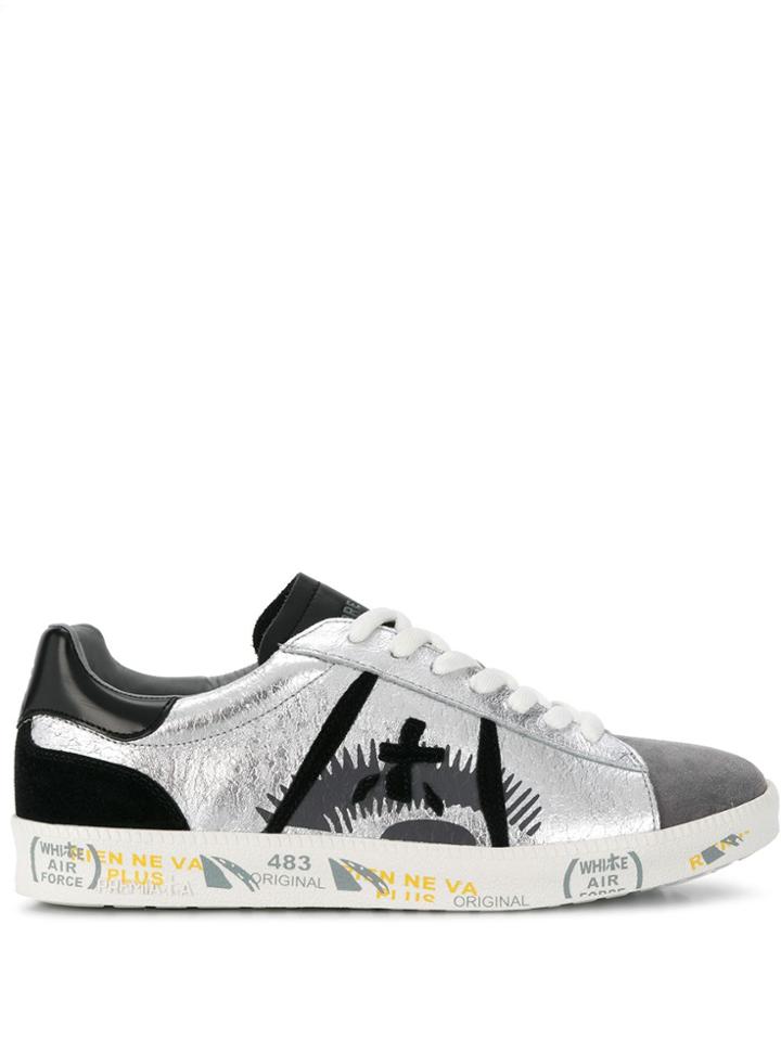Premiata Andyd Plimsoll Sneakers - Silver