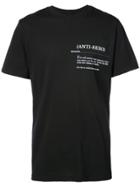 Icosae Anti-hero T-shirt - Black