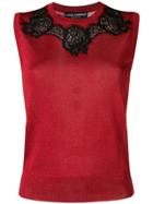 Dolce & Gabbana Embroidered Knitted Top