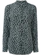 Equipment Leopard Print Blouse, Women's, Size: Xs, Grey, Silk
