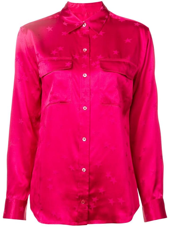 Equipment Satin Shirt - Pink
