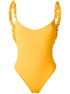 La Reveche - Jebel Swimsuit - Women - Polyamide/spandex/elastane - M, Yellow/orange, Polyamide/spandex/elastane