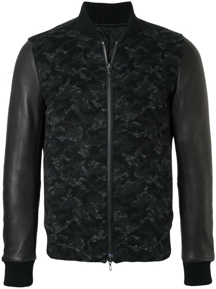 Kazuyuki Kumagai Panelled Jacket - Black