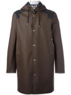 Stutterheim 'gardet' Raincoat, Men's, Size: Medium, Brown, Cotton/polyester/pvc