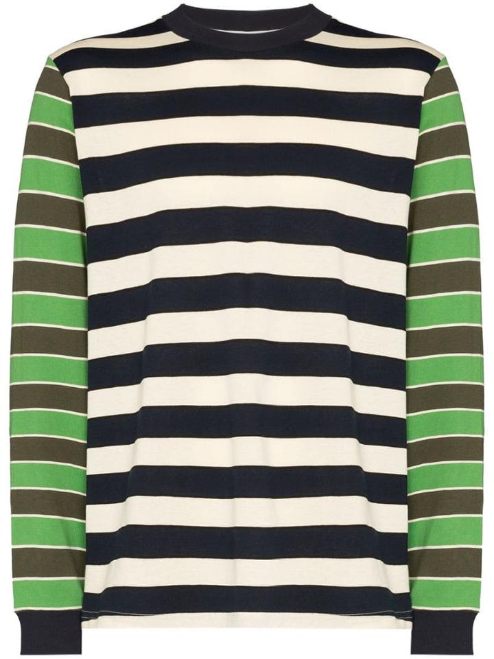 Sunnei Striped Long-sleeve T-shirt - Multicolour