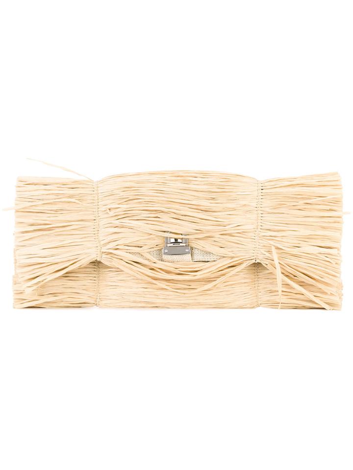 Mm6 Maison Margiela Long Clutch Bag - Nude & Neutrals