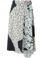 Cédric Charlier Asymmetric Wrap Skirt, Women's, Size: 42, Rayon