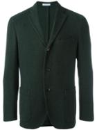 Boglioli Classic Blazer, Men's, Size: 50, Green, Cotton/spandex/elastane