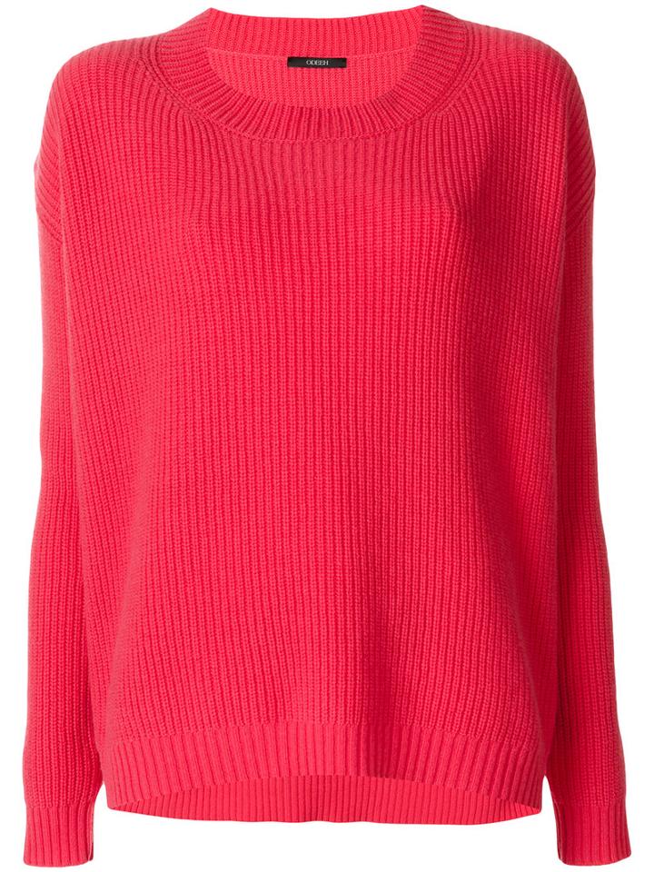 Odeeh - Ribbed Jumper - Women - Virgin Wool - 36, Pink/purple, Virgin Wool