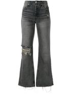 Adaptation Ripped Wide Leg Jeans - Grey