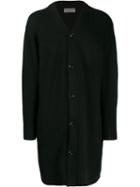Yohji Yamamoto Long-line Cardigan - Black