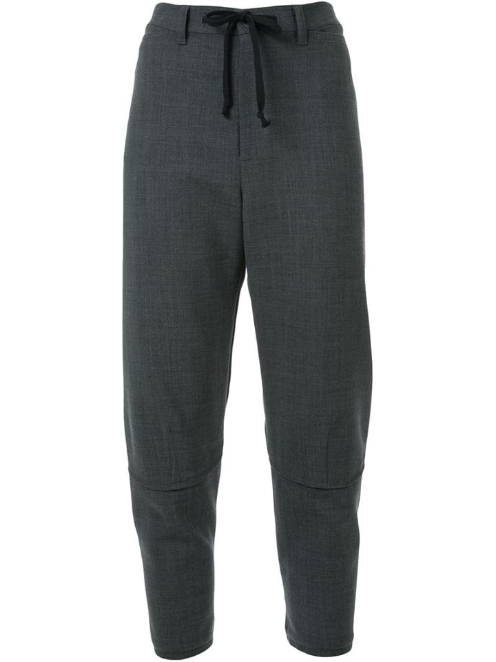 Assin Drawstring Dart Knee Pants
