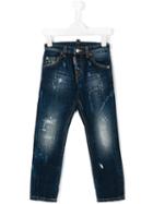Dsquared2 Kids Distressed Jeans, Boy's, Size: 8 Yrs, Blue