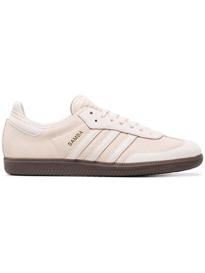 Adidas Nude Samba Suede Sneakers - Nude & Neutrals