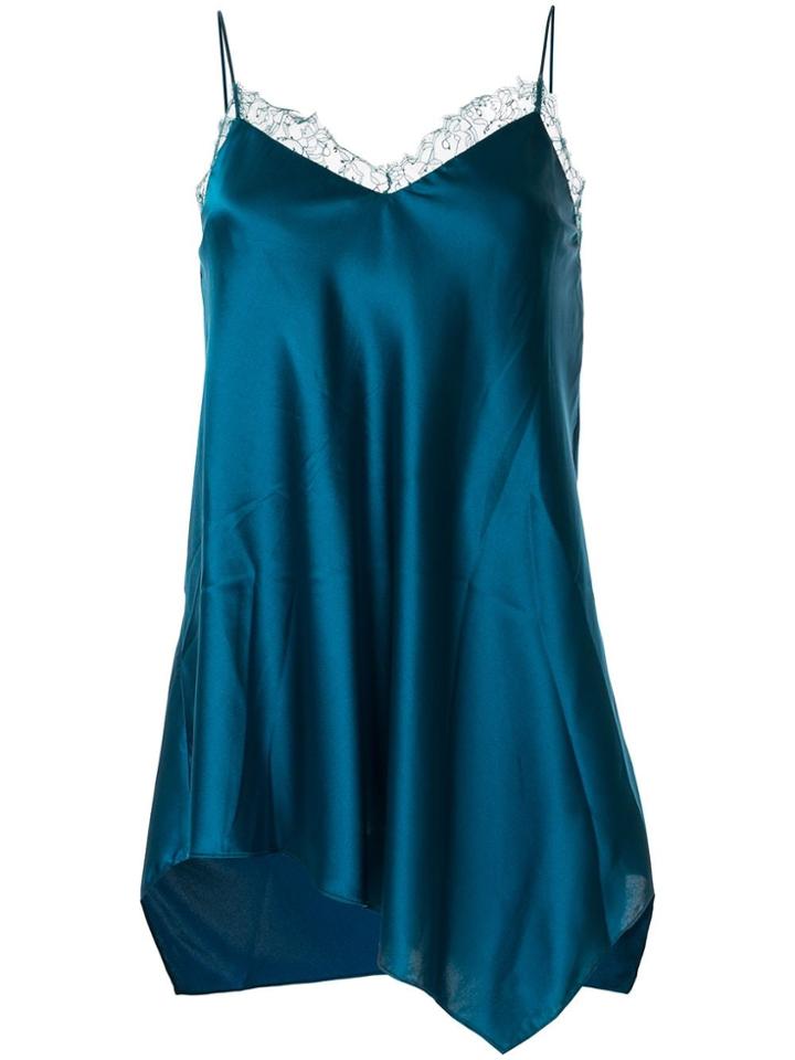 Jonathan Simkhai Elongated Lace Camisole - Blue