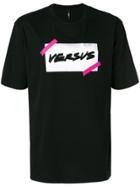 Versus Logo Print T-shirt - Black