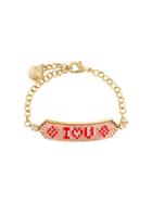 Shourouk ' I <3 You' Bracelet, Women's, Metallic