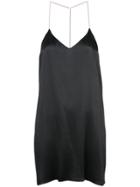 Amiri V-neck Slip Dress - Black