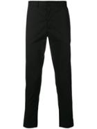 Mcq Alexander Mcqueen Cropped Tapered Trousers - Black